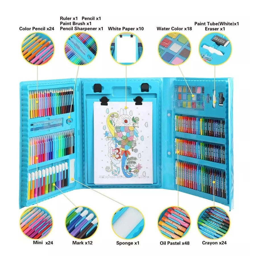 Kit De Arte Para Niños 208 Piezas