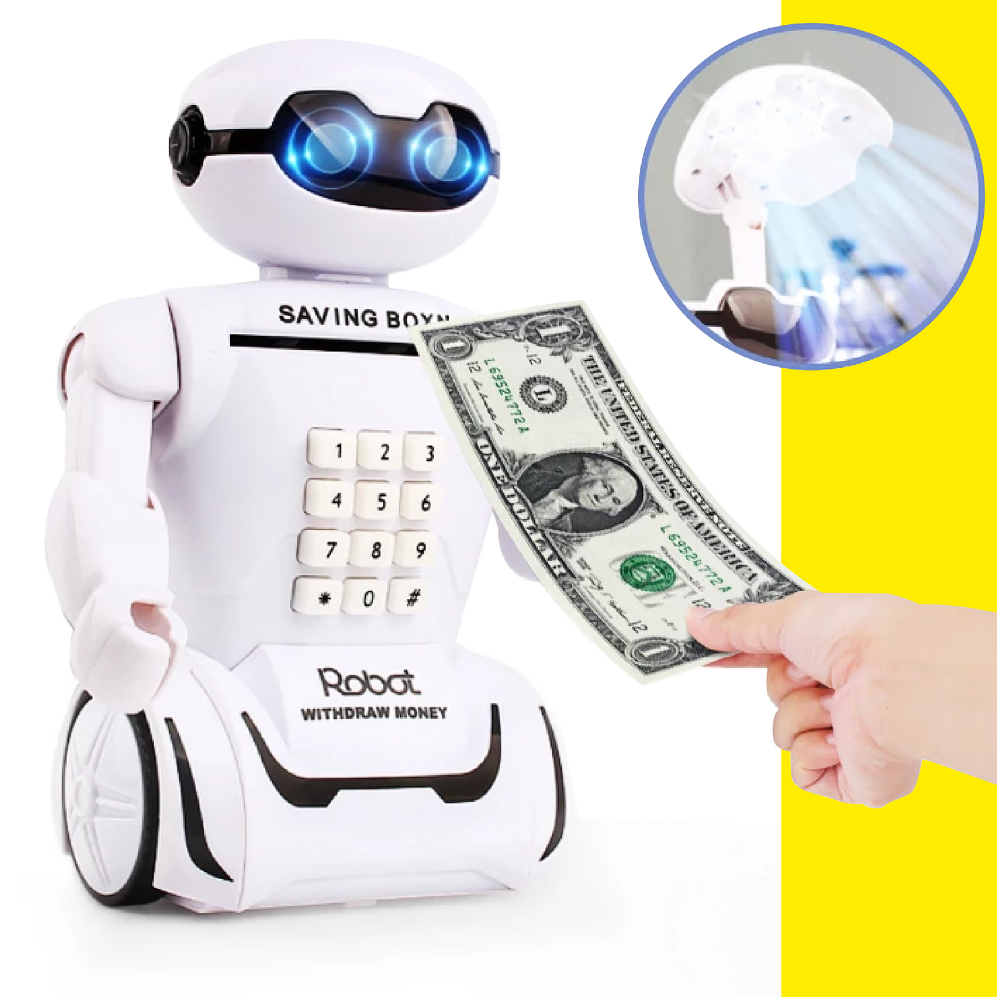 Alcancía Electrónica Robot Caja Fuerte