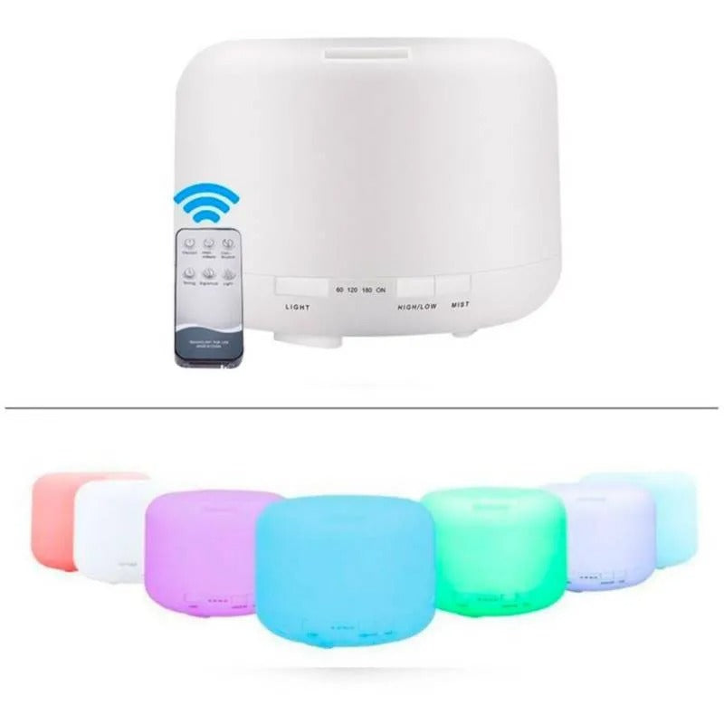 Humidificador Difusor Aroma 7 Led 1000 M