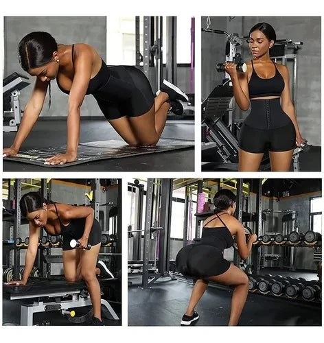Faja Short Tela Termica Negra