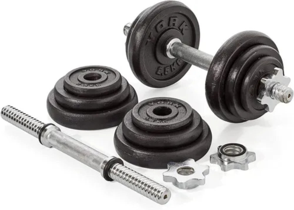 Kit Mancuernas 20kg Discos Pesas Ejercicio