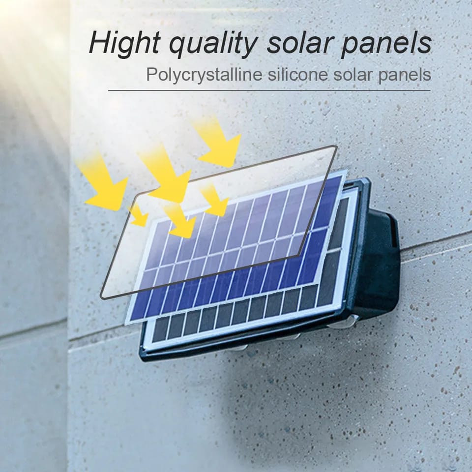 Lampara De Aplique Solar Para Exteriores