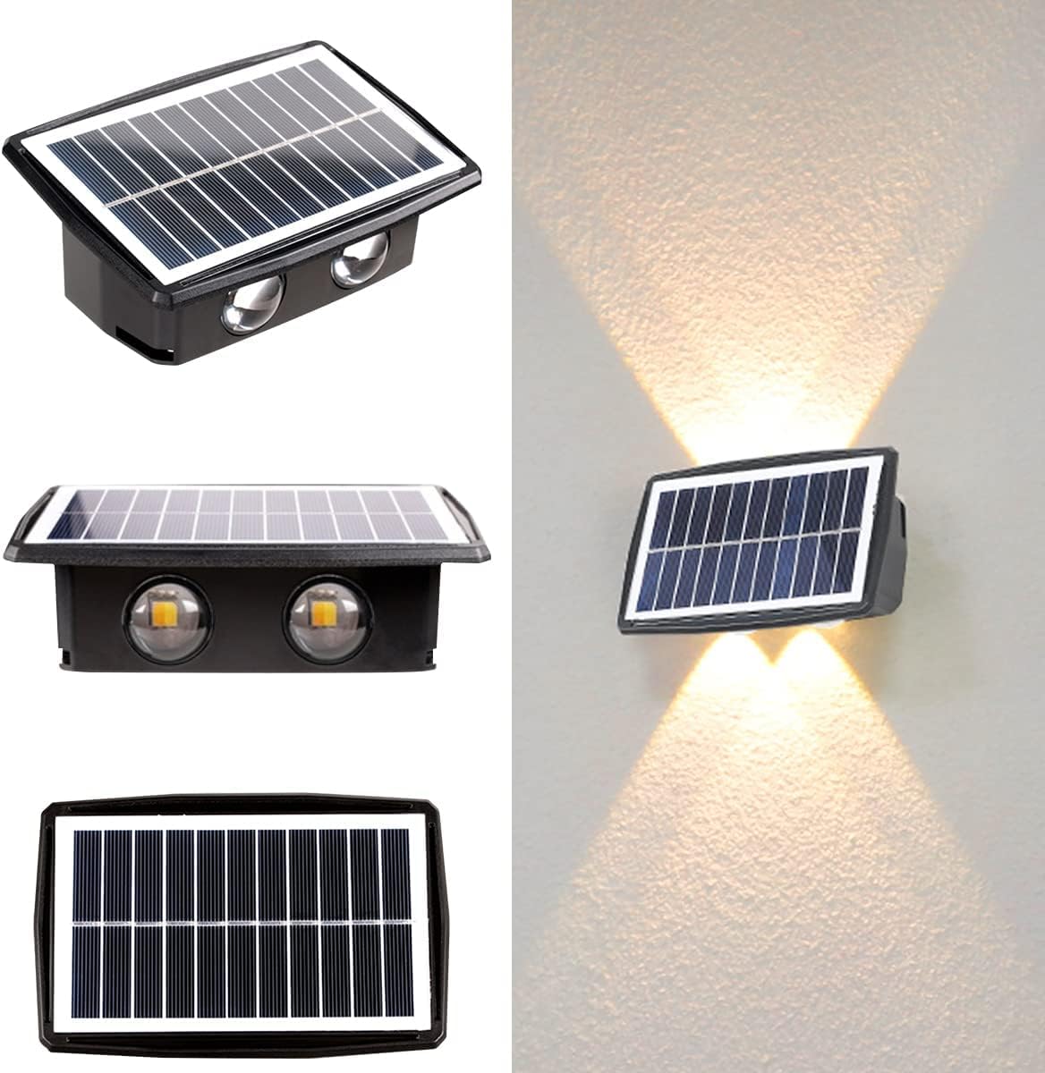 Lampara De Aplique Solar Para Exteriores
