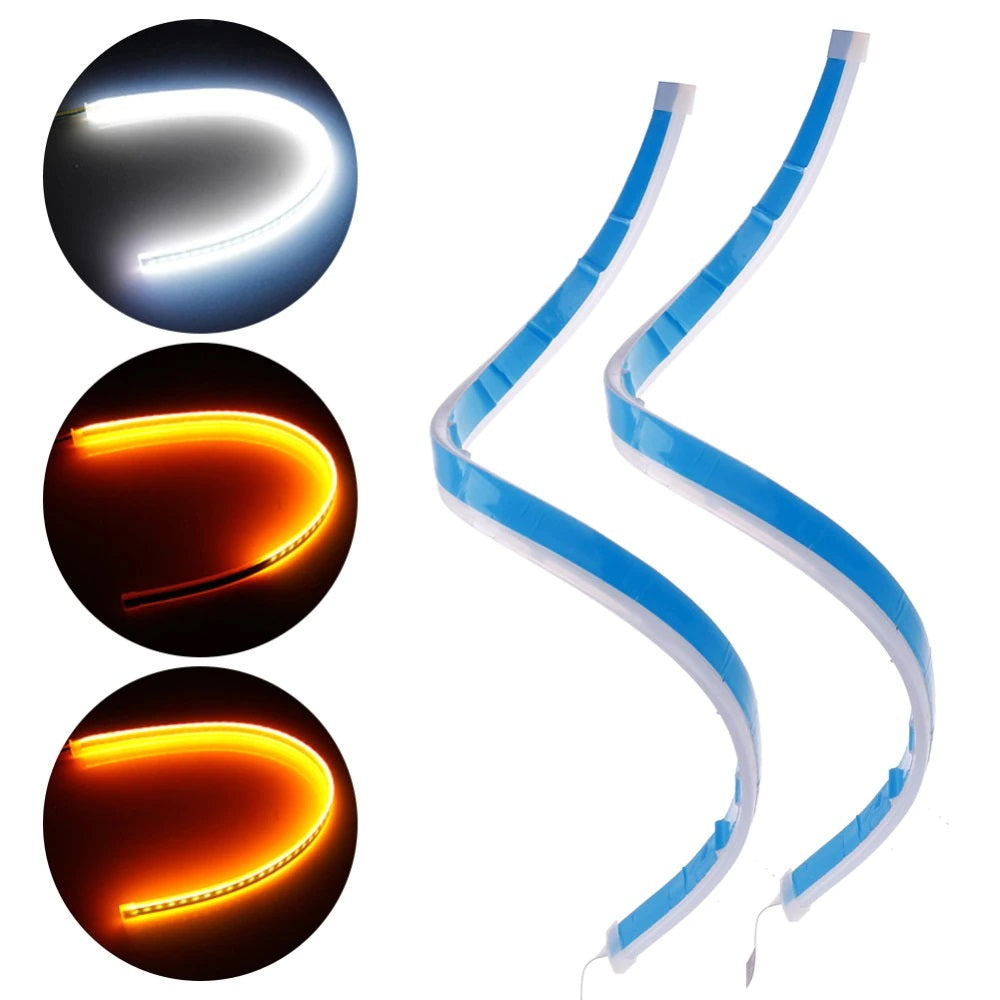 2 Tiras Cintas Luz Led Para Farolas