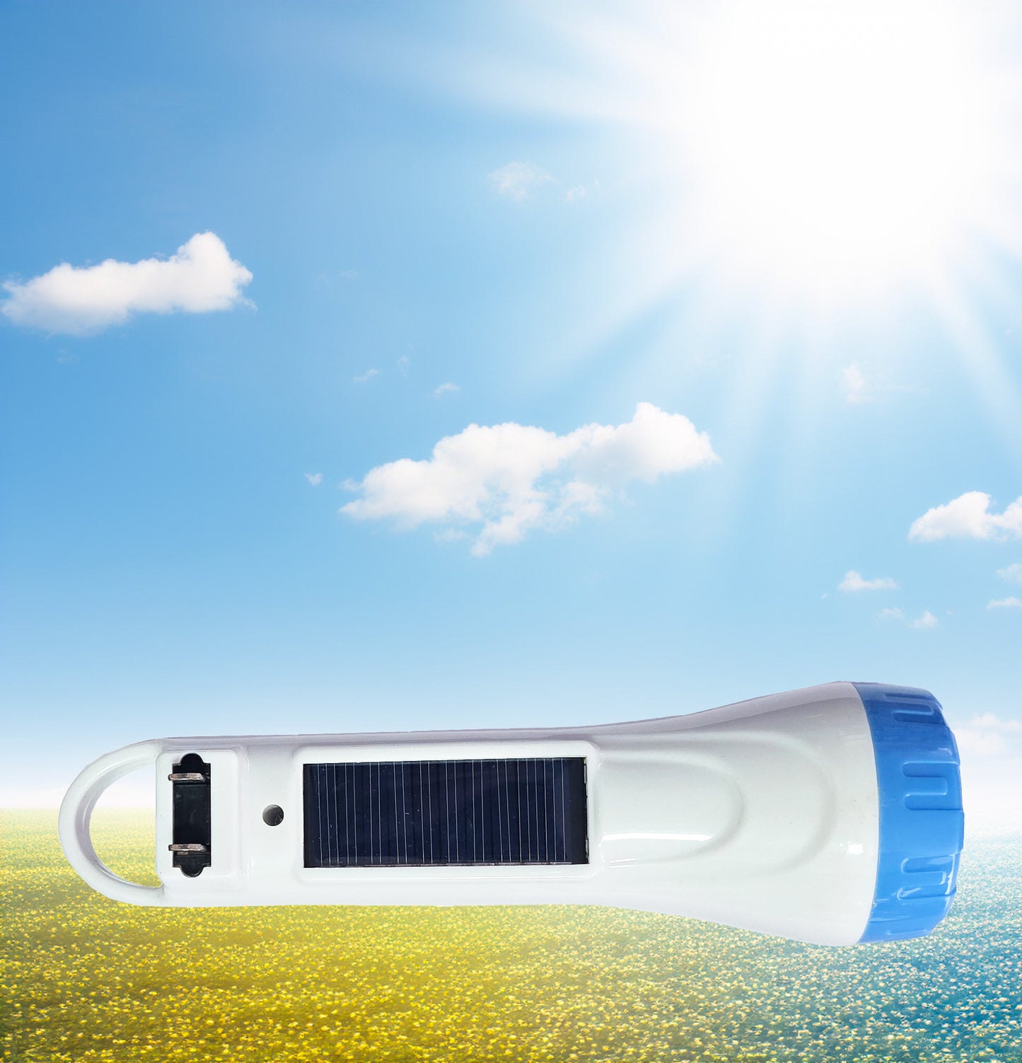 Linterna Recargable Panel Solar Led Port