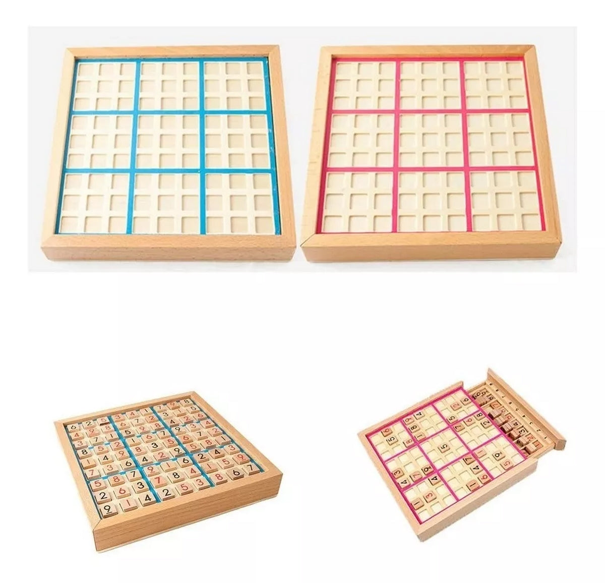 Sudoku Madera Juego Mental Matematico