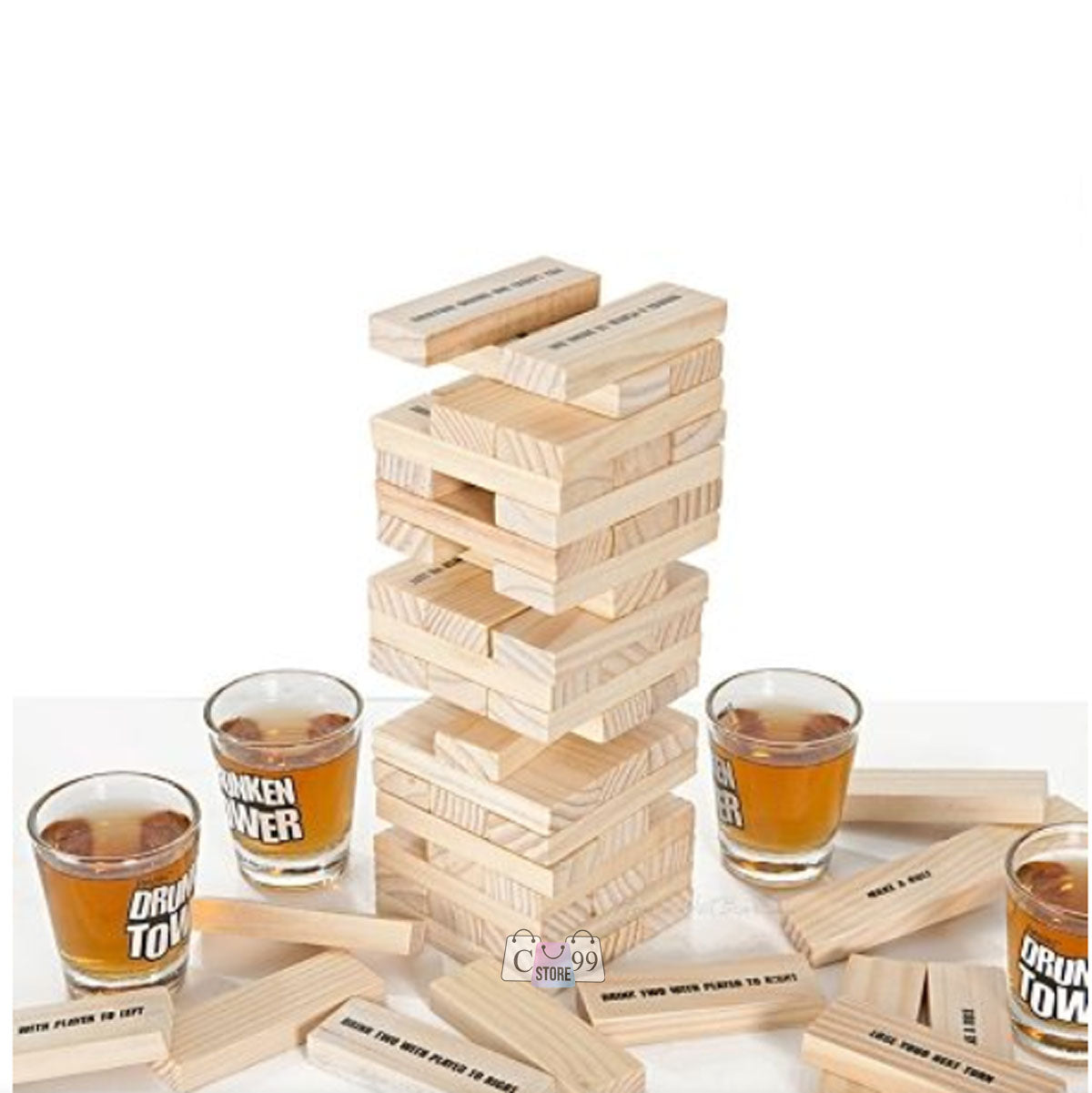 Jenga Juego De Copas Para Beber Drunken
