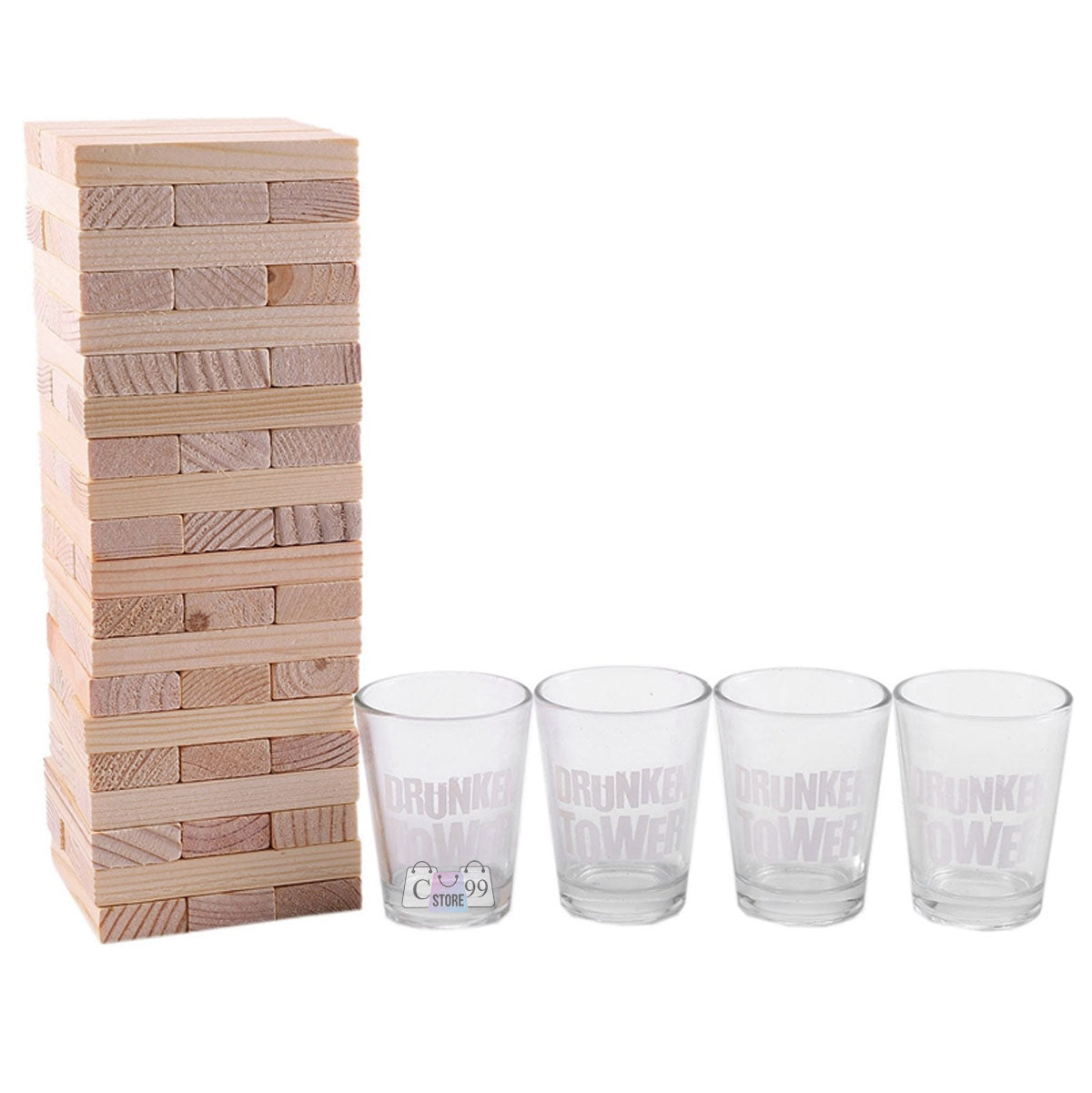 Jenga Juego De Copas Para Beber Drunken