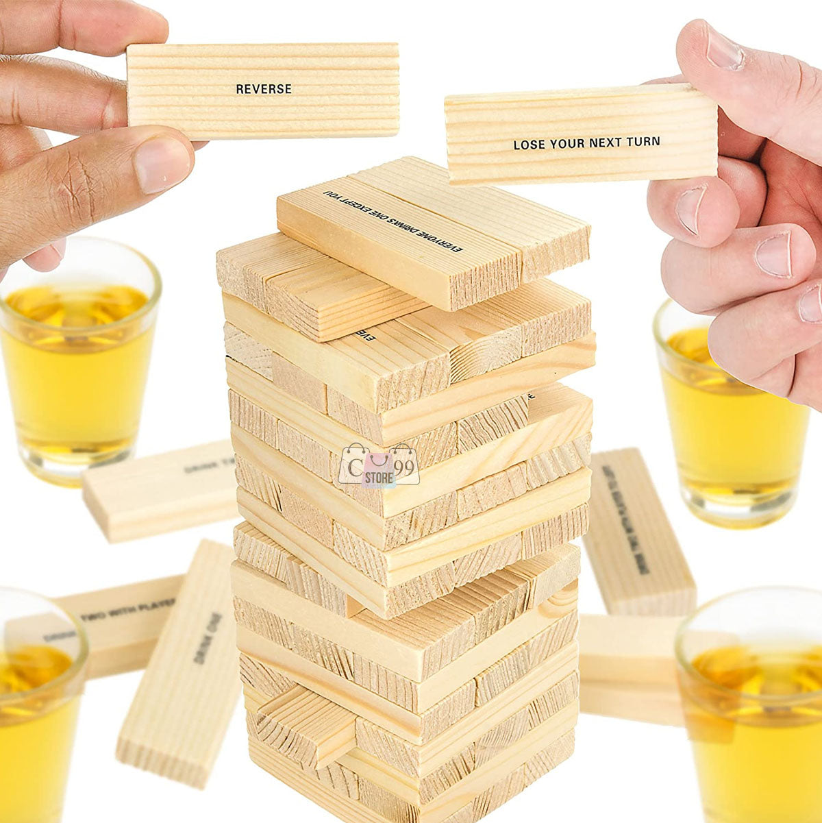 Jenga Juego De Copas Para Beber Drunken