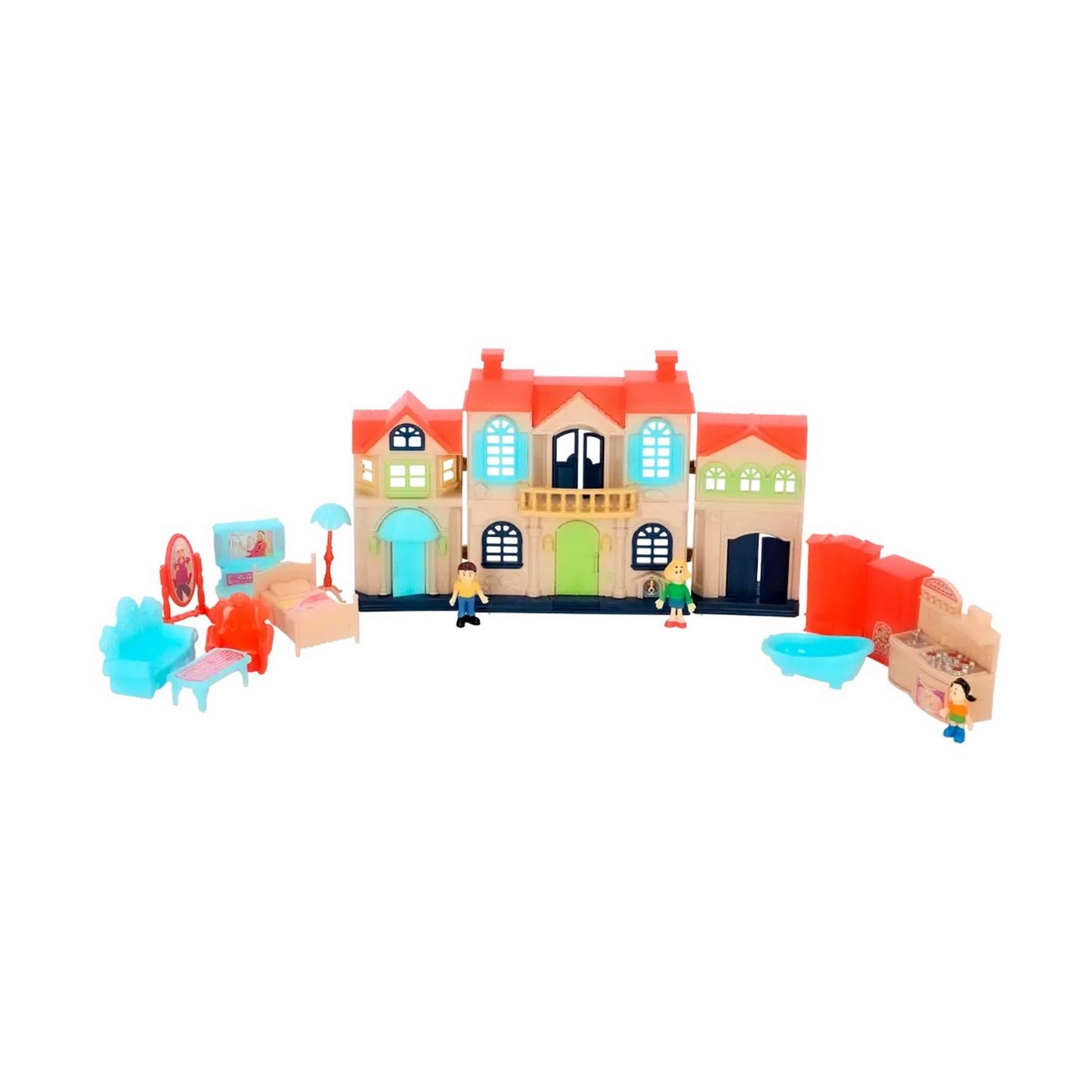 Casa Castillo Para Muñecas Muebles Acces