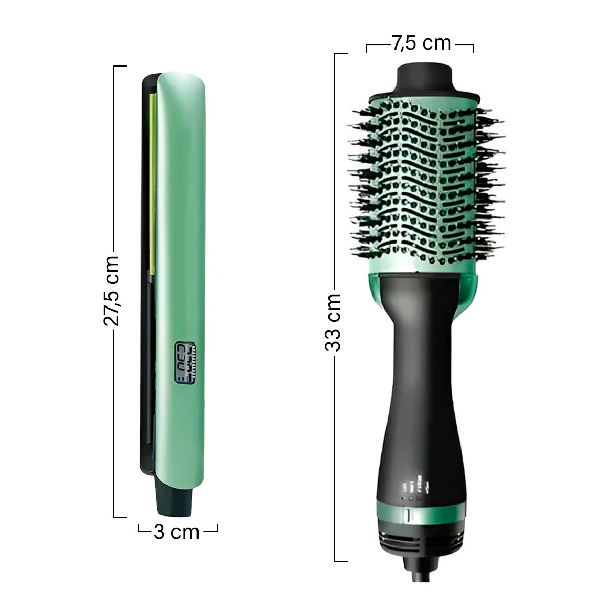 Combo 2 En 1 Plancha Cepillo Pro2501