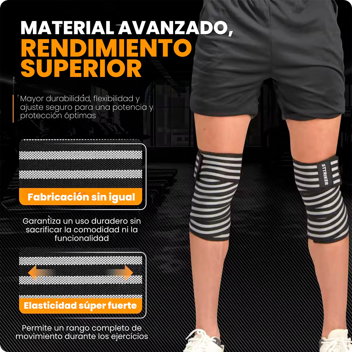 Bandas Rodilleras Gym Pesas Gimnasio