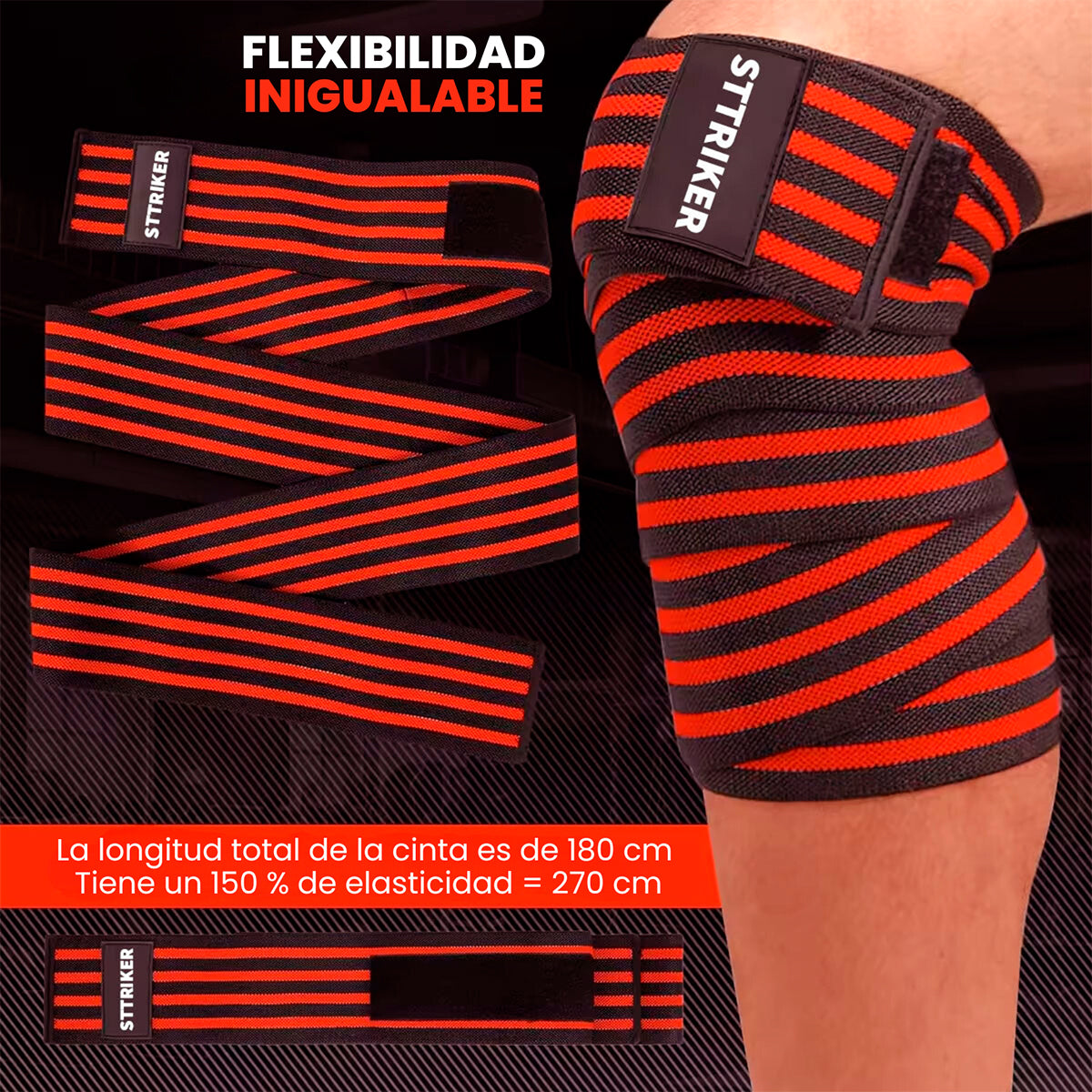 Bandas Rodilleras Gym Pesas Gimnasio
