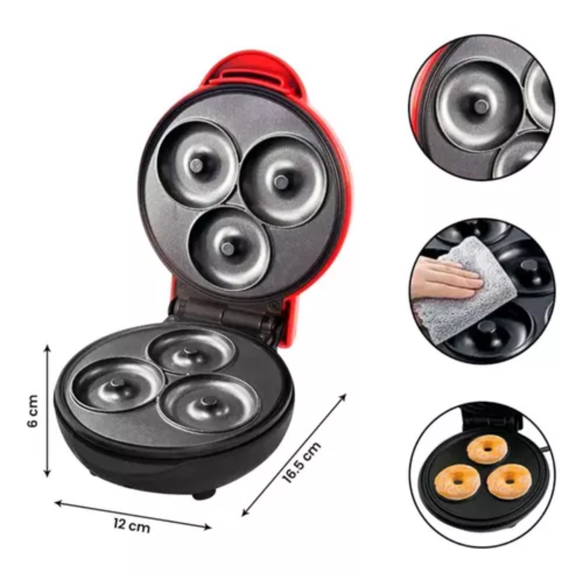 Maquina Para Donas 3 Puestos Wqh603