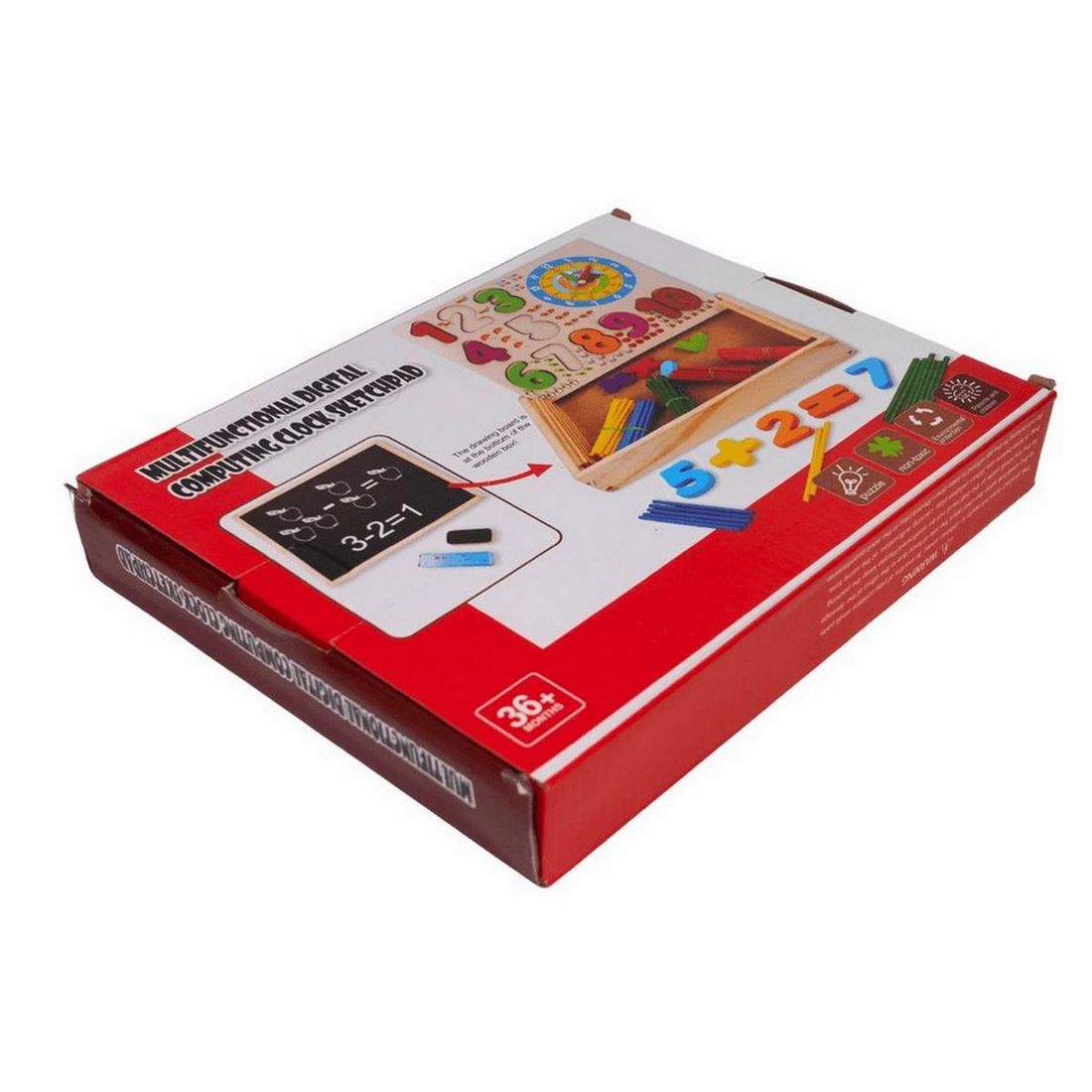 Juego Tablero Didactico Madera