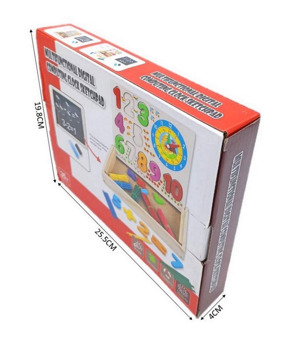 Juego Tablero Didactico Madera