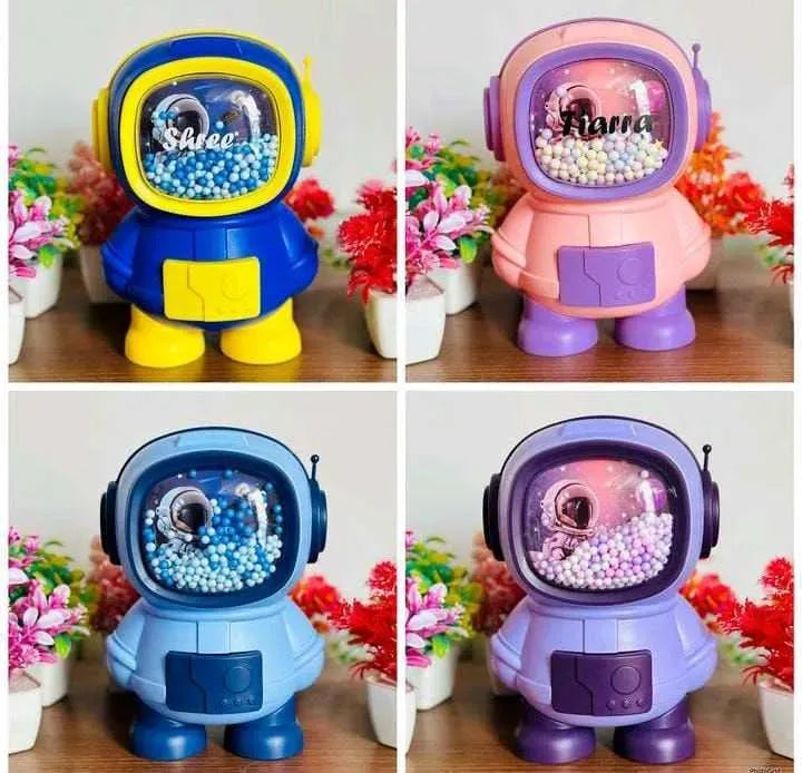 Alcancia Infantil Con Diseno Astronauta
