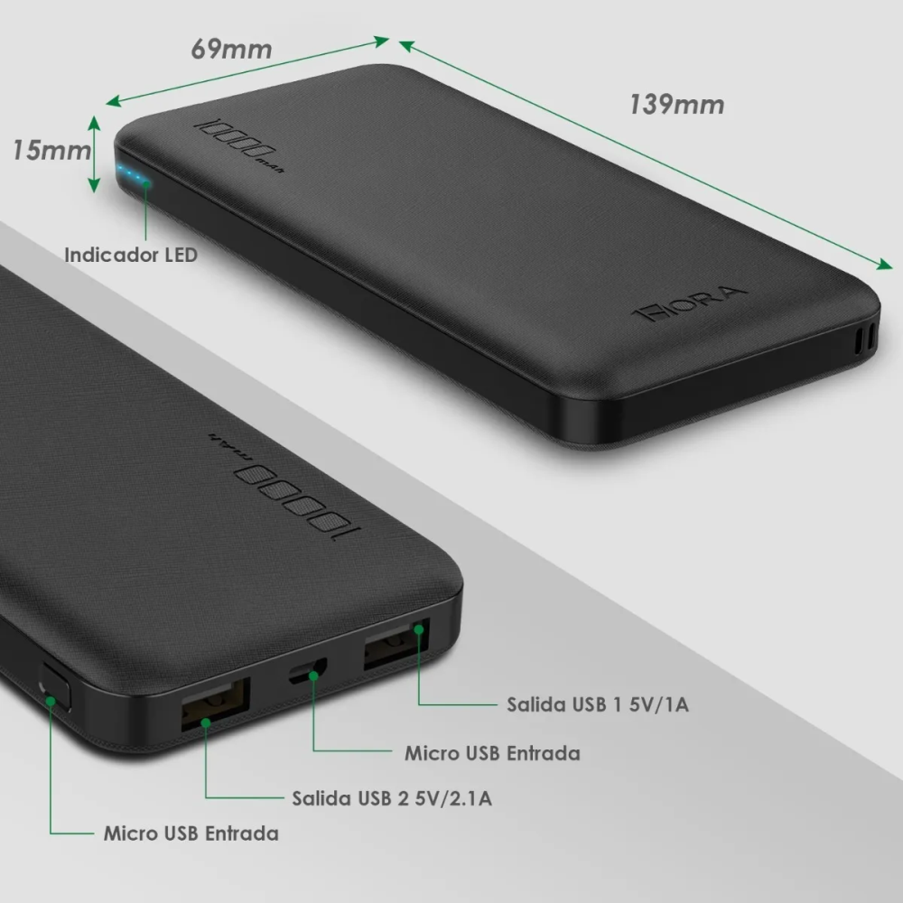 Power Bank 10000mah Portatil Gar094