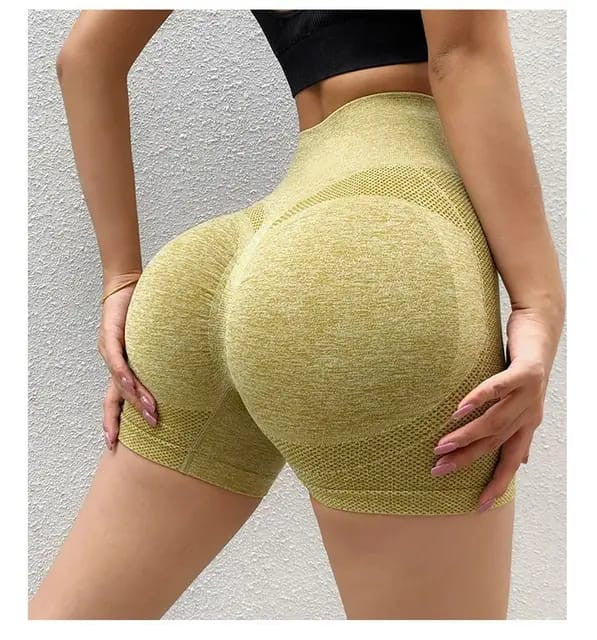 Short Gym Sin Costuras Con Push Up