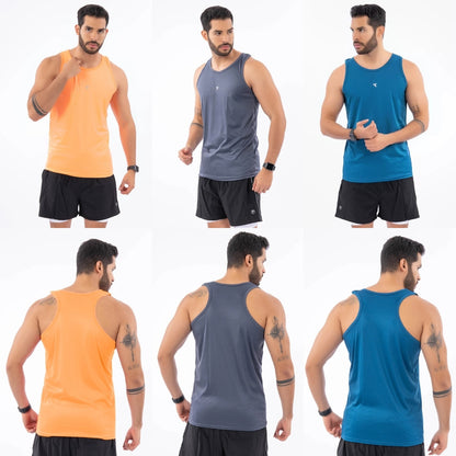 Camisilla Deportiva Slim Fit Gym Hombre