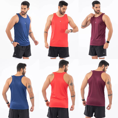 Camisilla Deportiva Slim Fit Gym Hombre