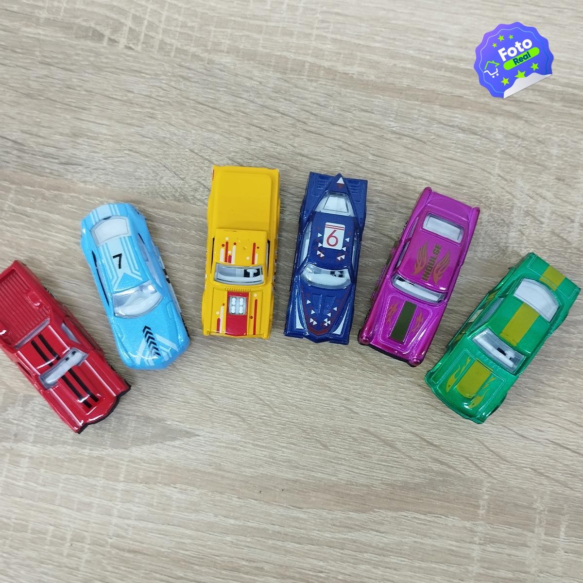 Set X6 Carros De Carreras Veloces 18691