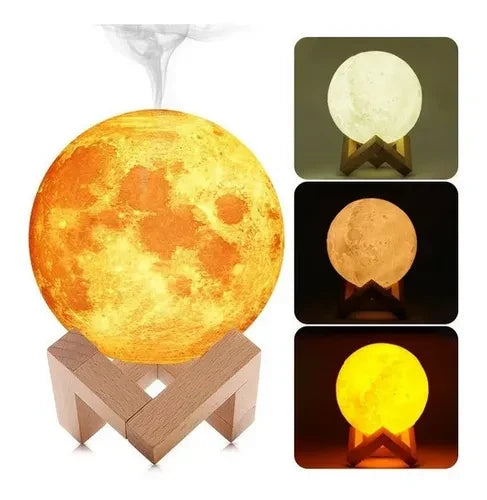 Humificador Difusor Aroma Lampara Luna L