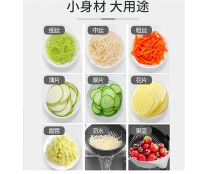 Rallador cortador Verduras Multifunción