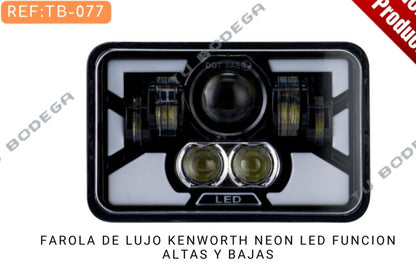 Par De Farolas De Lujo Kenworth Neon