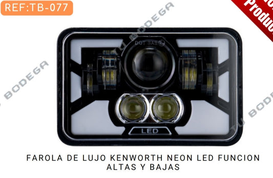 Par De Farolas De Lujo Kenworth Neon