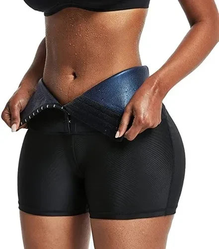 Faja Short Tela Termica Negra
