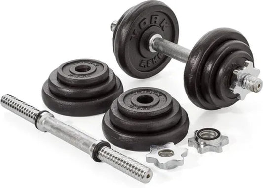 Kit Mancuernas 20kg Discos Pesas Ejercicio