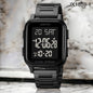 Jx18591 Negro Metálico Hombre Reloj