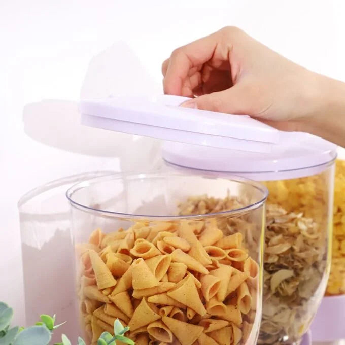 Dispensador De Cereal Triple