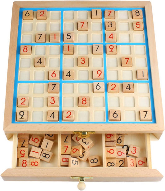Sudoku Madera Juego Mental Matematico