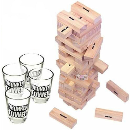 Jenga Juego De Copas Para Beber Drunken