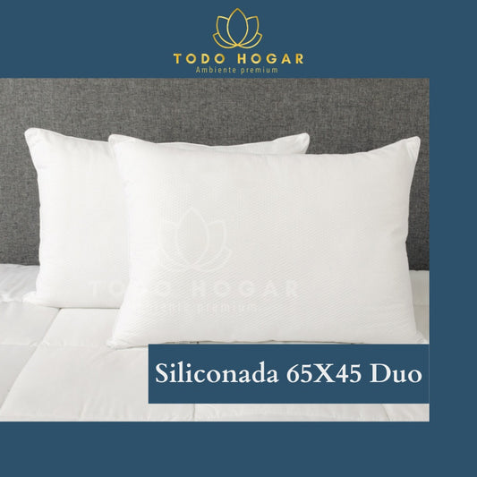Set X2 Almohadas Siliconada 45x65