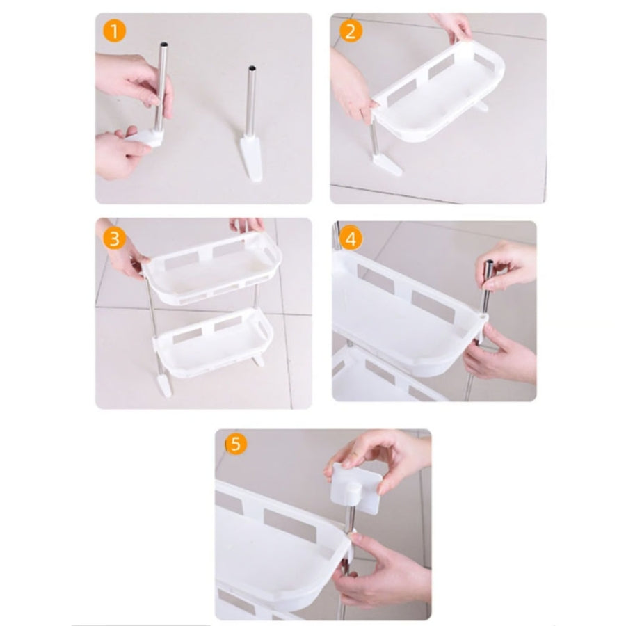 Organizador baño Plegable 3niveles Cuadra