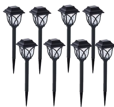 Lampara Solar Jardin Grande X6