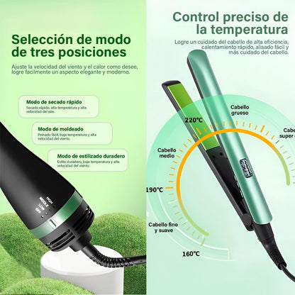 Combo 2 En 1 Plancha Cepillo Pro2501