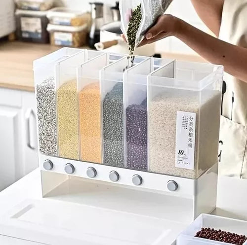 Dispensador Organizador Granos X6