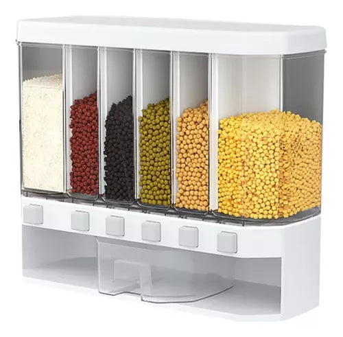 Dispensador Organizador Granos X6