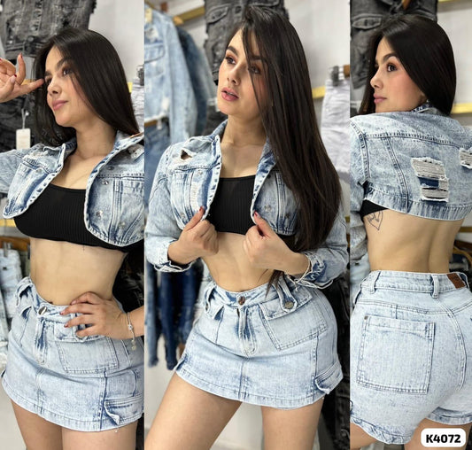 Falda Short Rígida