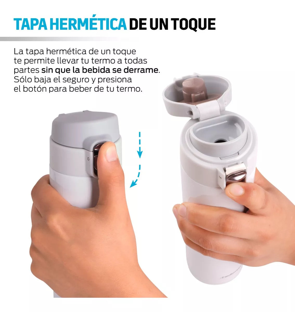 Termos 2 Para Cafe Acero Inox
