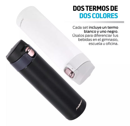 Termos 2 Para Cafe Acero Inox