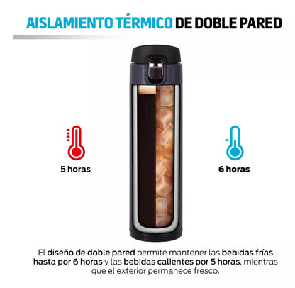 Termos 2 Para Cafe Acero Inox