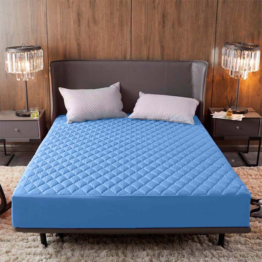 Combo Colcha Protector Sabanas