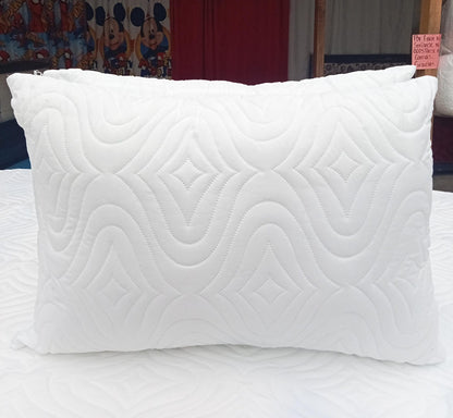 Almohadas Con Relleno Siliconado 68x48cm