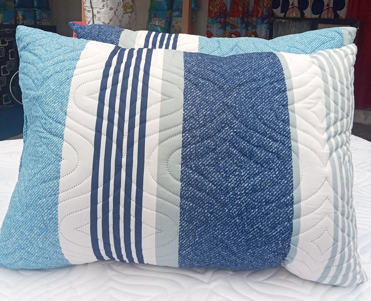 Almohadas Con Relleno Siliconado 68x48cm