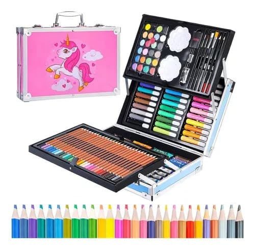 Set De Arte Infantil Maletin Metalico